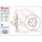 82 481 102 Bremsscheibe VA | TOYOTA Corolla 02 | 09.9559.11