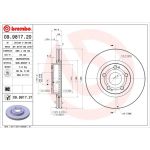 82 481 105 Bremsscheibe VA | TOYOTA Corolla Verso,Avensis 04 | 09.9817.20