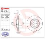 82 481 107 Bremsscheibe VA | TOYOTA Yaris 05 | 09.A913.14