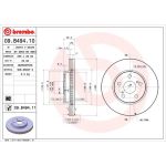 82 481 148 Bremsscheibe VA | TOYOTA Prius 09 | 09.B494.10