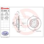 82 481 149 Bremsscheibe VA | TOYOTA Yaris 99 | 09.B309.10