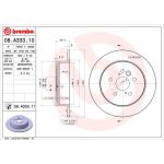 82 482 030 Bremsscheibe HA | TOYOTA RAV4 00 | 08.A333.11