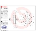 82 482 044 Bremsscheibe HA | TOYOTA Avensis 05 | 08.A714.11