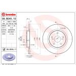 82 482 048 Bremsscheibe HA | TOYOTA Avensis 09 | 08.B045.11