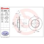 83 481 026 Bremsscheibe VA | MAZDA 121,323,MX-5 89 | 09.5869.14