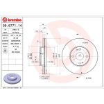 83 481 027 Bremsscheibe VA | MAZDA 323,MX-3 89 | 09.6771.14