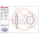 83 481 029 Bremsscheibe VA | MAZDA 626,Xedos 6,MX-6,Premacy 92 | 09.5584.11