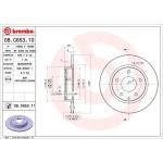 83 482 042 Bremsscheibe HA | MAZDA 3 13 | 08.C653.11