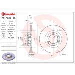 84 481 027 Bremsscheibe VA | MITSUBISHI Pajero,L200,L300 83 | 09.6817.10