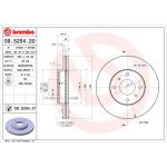 85 481 051 Bremsscheibe VA | NISSAN Almera,Primera,200SX 91 | 09.5254.21