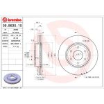 85 481 087 Bremsscheibe VA | NISSAN Navara (D40) (10/04-) F | 09.B630.10