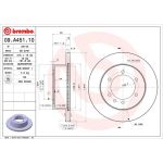 85 482 031 Bremsscheibe HA | NISSAN Patrol 88 | 09.A451.10