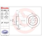 86 482 026 Bremsscheibe HA | HONDA Jazz 02 | 08.A920.10