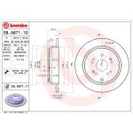 86 482 030 Bremsscheibe HA | HONDA CR-V 07 | 08.A871.11