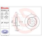 86 482 035 Bremsscheibe HA | HONDA Insight,Jazz (Hybrid) 09 | 08.B310.10