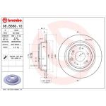 86 482 040 Bremsscheibe HA | HONDA Accord VIII 08 | 08.B360.10