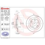 86 482 046 Bremsscheibe HA | HONDA Civic IX 12 | 08.C310.11