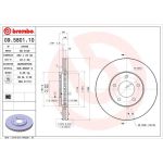 91 481 001 Bremsscheibe VA | CHRYSLER Voyager 90 | 09.5801.10