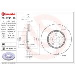 91 481 006 Bremsscheibe VA | CHRYSLER Voyager,JEEP Cherokee 00 | 09.9743.11