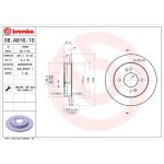 94 482 002 Bremsscheibe HA | HYUNDAI i10,KIA Picanto 04 | 08.A916.10