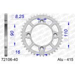 AFAM Kettenrad ALU 40 Zähne | für 415 | 72106-40