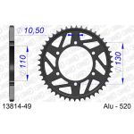 AFAM Kettenrad ALU 49 Zähne | für 520, für HARD | 13814-49