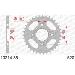 AFAM Kettenrad STAHL 35 Zähne | für 520 | 10214-35