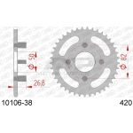 AFAM Kettenrad STAHL 38 Zähne | für 420 | 10106-38