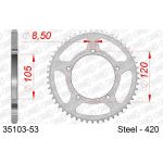 AFAM Kettenrad STAHL 53 Zähne | für 420 | 35103-53