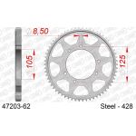 AFAM Kettenrad STAHL 62 Zähne | für 428 | 47203-62