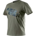 Arbeits-T-Shirt In Oliv-Camouflage, Gr÷ße L | 81-612-L