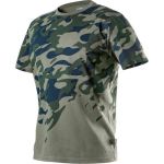 Arbeits-T-Shirt Mit Camo-Print, Gr÷sse L | 81-613-L