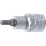 BGS Bit-Einsatz | Antrieb Innenvierkant 12,5 mm (1/2"""") | Innenvielzahn (für XZN) M7 | 4355