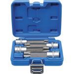 BGS Bit-Einsatz-Satz | Antrieb Innenvierkant 12,5 mm (1/2"""") | T-Profil (für Torx) mit Bohrung | 4-tlg | 5103