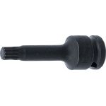 BGS Kraft-Bit-Einsatz | Antrieb Innenvierkant 12,5 mm (1/2"""") | Innenvielzahn (für XZN) M10 | 5482-M10