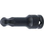 BGS Kraft-Bit-Einsatz | Länge 75 mm | Antrieb Innenvierkant 12,5 mm (1/2"""") | Innensechskant mit Kugelkopf 14 mm | 5488-14