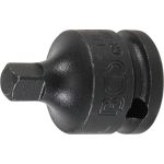 BGS Kraft-Steckschlüssel-Adapter | Innenvierkant 10 mm (3/8"""") - Außenvierkant 6,3 mm (1/4"""") | 171