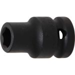 BGS Kraft-Steckschlüssel-Einsatz Sechskant | Antrieb Innenvierkant 12,5 mm (1/2"""") | SW 10 mm | 5210