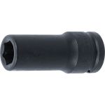 BGS Kraft-Steckschlüssel-Einsatz Sechskant, tief | Antrieb Innenvierkant 20 mm (3/4"""") | SW 19 mm | 5719