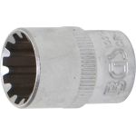 BGS Steckschlüssel-Einsatz Gear Lock | Antrieb Innenvierkant 10 mm (3/8"""") | SW 14 mm | 10314