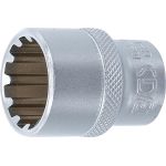 BGS Steckschlüssel-Einsatz Gear Lock | Antrieb Innenvierkant 12,5 mm (1/2"""") | SW 21 mm | 10221