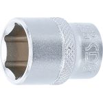 BGS Steckschlüssel-Einsatz Sechskant | Antrieb Innenvierkant 10 mm (3/8"""") | SW 17 mm | 10617