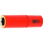 BGS VDE-Steckschlüssel-Einsatz Sechskant | Antrieb Innenvierkant 12,5 mm (1/2"""") | SW 16 mm | 72066