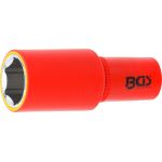 BGS VDE-Steckschlüssel-Einsatz Sechskant | Antrieb Innenvierkant 12,5 mm (1/2"""") | SW 24 mm | 72074