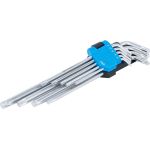 BGS Winkelschlüssel-Satz | extra lang | T-Profil (für Torx) T10 - T50 | 9-tlg | 793