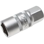 BGS Zündkerzen-Einsatz mit Magnet, Sechskant | Antrieb Innenvierkant 12,5 mm (1/2"""") | SW 21 mm | 2463