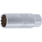 BGS Zündkerzen-Einsatz Zwölfkant | Antrieb Innenvierkant 10 mm (3/8"""") | SW 18 mm | 2793