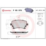 BREMBO Bremsklötze HA | AUDI A4, A6 VW T5 03-15 | P 85 076