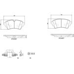 BREMBO Bremsklötze HA | AUDI A5, A6, A7, Q5 16 | P 85 186