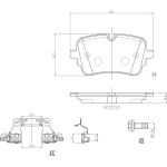 BREMBO Bremsklötze HA | AUDI VW | P 85 190